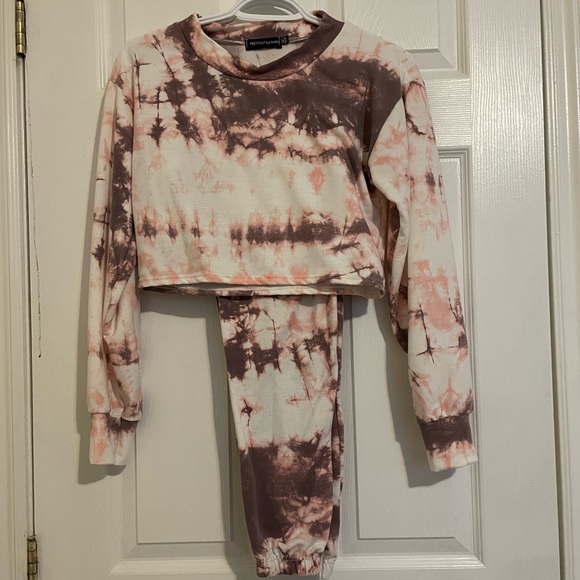 Tie-dye lounge sweater set - Picture 1 of 6